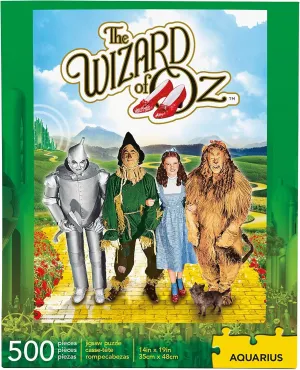 AQUARIUS Wizard of Oz Puzzle (500 Piece Jigsaw Puzzle) - Officially Licensed Wizard of Oz Merchandise & Collectibles - Glare Free - Precision Fit - 14 x 19 Inches