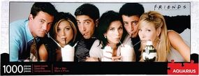 AQUARIUS Friends Puzzle (Slim 1000 Piece Jigsaw Puzzle) - Glare Free - Precision Fit - Officially Licensed Merchandise & Collectibles - 12 x 36 Inches