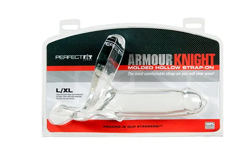 Armour Knight - XL With Waistband Clear Strap On
