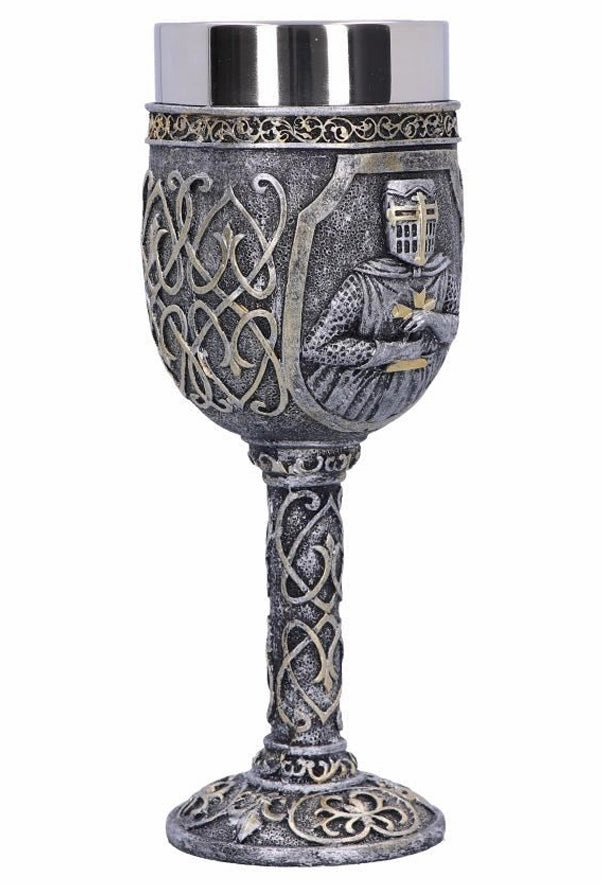 Armoured Medival Knight Soldier Goblet 19cm