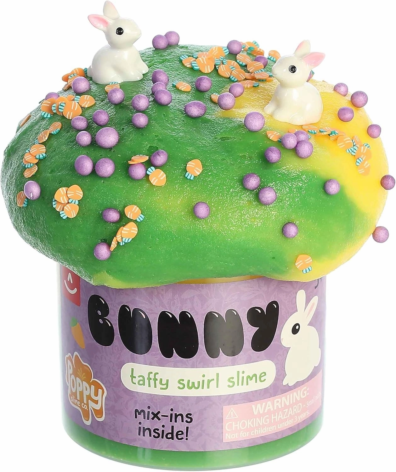 Aurora® Toys Gooey Poppy Slime Co.™ Bunny Slime Toy - Sensory Play for Fun Playdates - for Kids 5  Years, Adults, and Parents - Green and Blue 11.3 oz