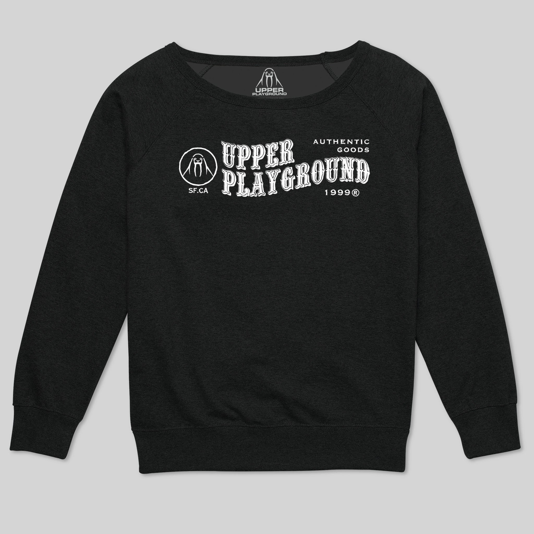 AUTHENTIC GOODS WOMEN'S SCOOP NECK SWEATSHIRT