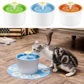 Automatic Pet Water Fountain - Flower Design Pet Dispenser
