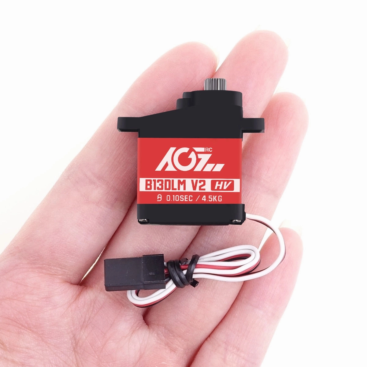 B13DLM V2 AGFRC 4.5KG Upgraded High Voltage High Torque 17g Micro Digital Brushed