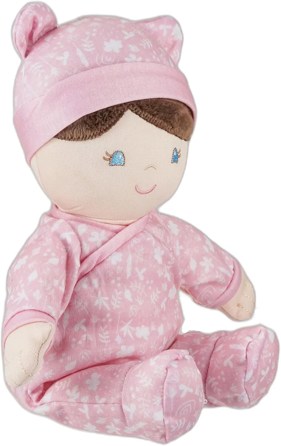 Baby Doll Toys, Stuffed Animal Soft Toys for Baby, Baby Girl Baby Boy, Plush Doll Keepsake Gifts, Personalized with Custom Name (Pink Roseabella)