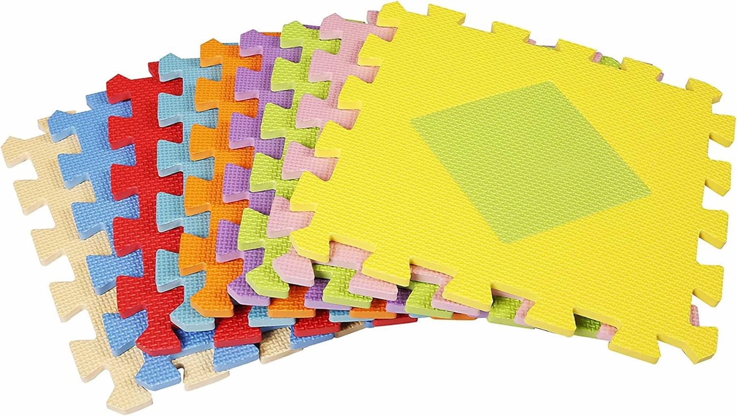 BalanceFrom Kid's Puzzle Exercise Play Mat with EVA Foam Interlocking Tiles