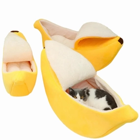 Banana Cat Bed House