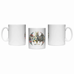 Batman 80th Anniversary Bat-Pages Mug