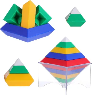 BESPORTBLE 1set Creative Building Blocks Toy for Boy Girl Educational Blocks for Hand-Eye Coordination and Color Recognition for Preschool Learning and Sensory Play