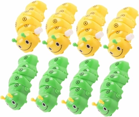 BESPORTBLE 8Pcs Wind Up Caterpillar for Cute Clockwork Playthings for Birthday Parties Christmas Engaging Educational Playtime Fun