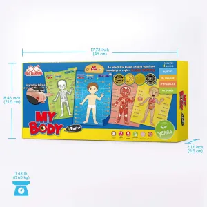 BEST LEARNING i-Poster My Body - Interactive Educational Human Anatomy Talking Game Toy System Poster to Learn Body Parts, Organs, Muscles and Bones for Kids Aged 5 to 12 Years Old