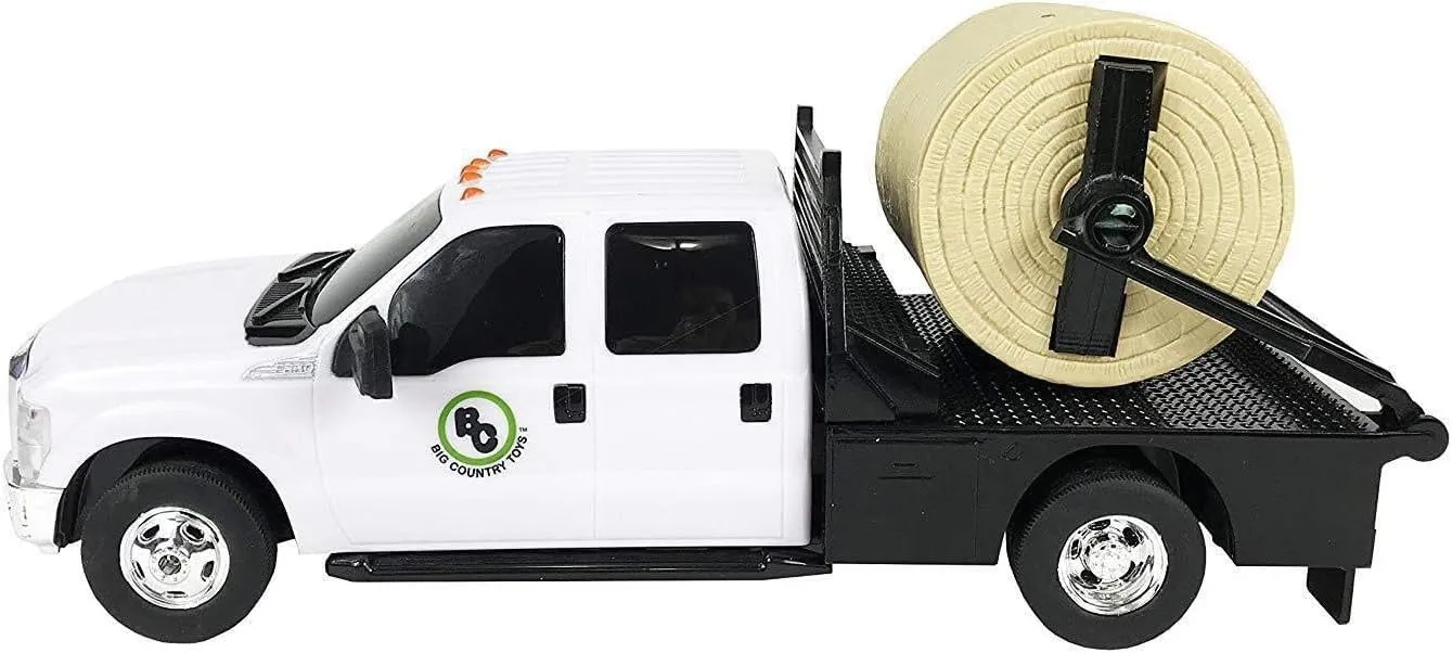Big Country Toys Realistic Ford® Truck Toy with Hay Squeeze, 1:20 Scale Farm Toys for 3 Year Old Boys
