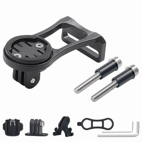 Bike Extended Out-Front Mount Kit for Garmin Edge, Bicycle Handlebar Mount Computer GPS Holder for NiteRider Adapter, Sports Action Camera, 25 130 200 500 510 520 800 810 820 1000 1030