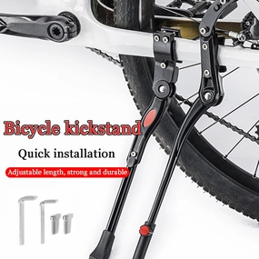 Bike Kickstand for Orbea Occam Occam AM Occam LT Oiz Oiz H30 Oiz M Onix Onna, Adjustable Kickstand Foot Side Stand Support, Aluminum Rear Side Bicycle Stand for Bike with Non-Slip Rubber Foot
