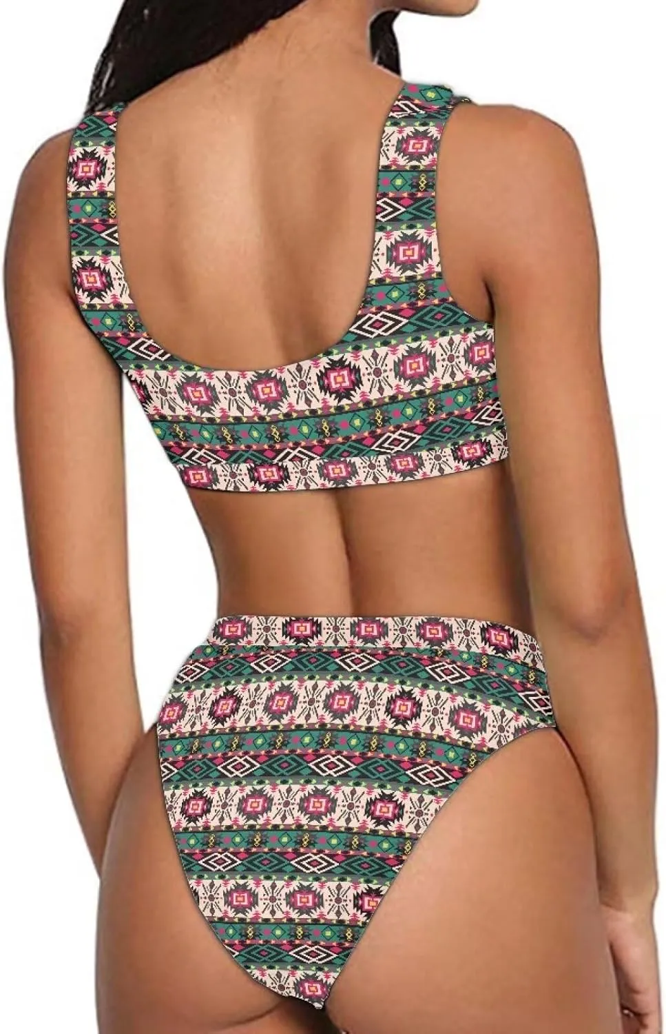 Bikini Sets for Women,High Waisted 2 Piece Swimsuit,Without Bra Pads XS-5xl