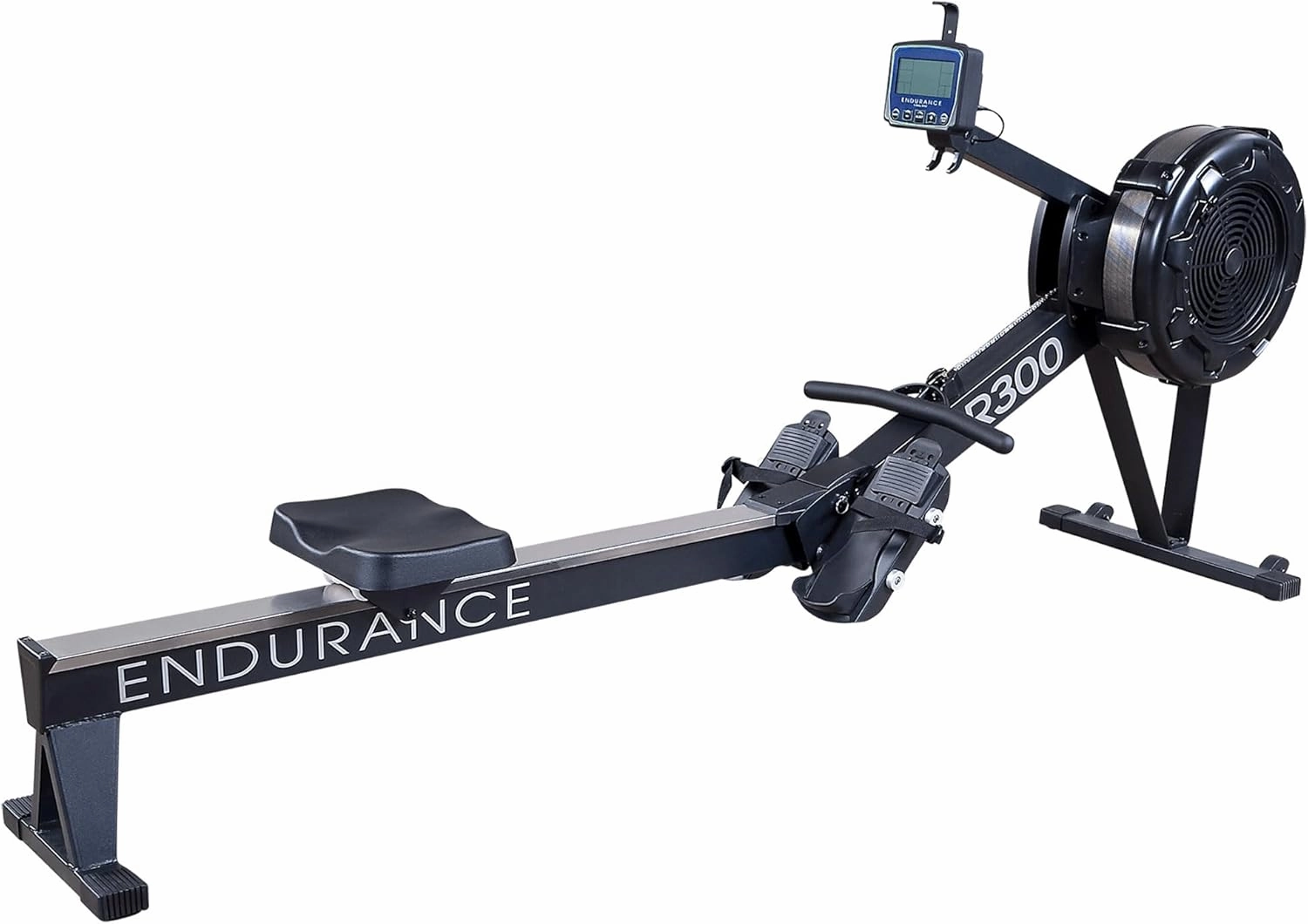 Body-Solid Endurance (R300) Air Resistance Indoor Rower - Cardio & Total Body Workout Machine with Self-Generating Power