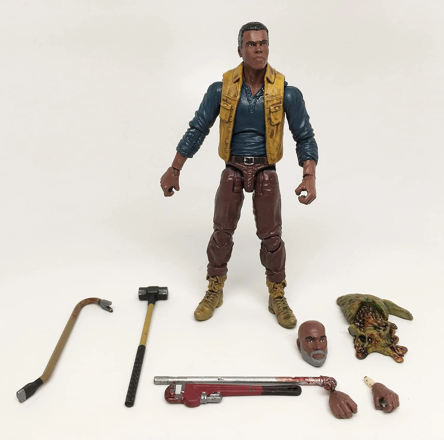 Boss Fight Studio Vitruvian H.A.C.K.S. Zombie Series - Jean Brothers Action Figures - Highly Articulated Collectible and Customizable Figurine with Interchangeable Parts and Accessories - 1:18 Scale