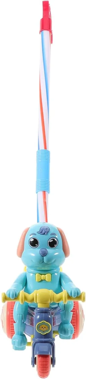 Boy Learning Walker Sturdy Dog Pull for Activity Engaging Push with Interactive Supports Early Walking Motor Skills Development for Boys