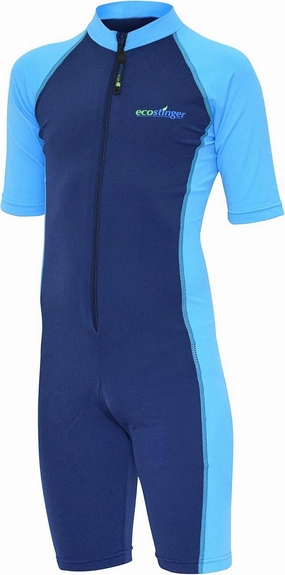 Boys One Piece Sunsuit UV Protection Swimwear UPF50  Chlorine Resistant Navy Blue
