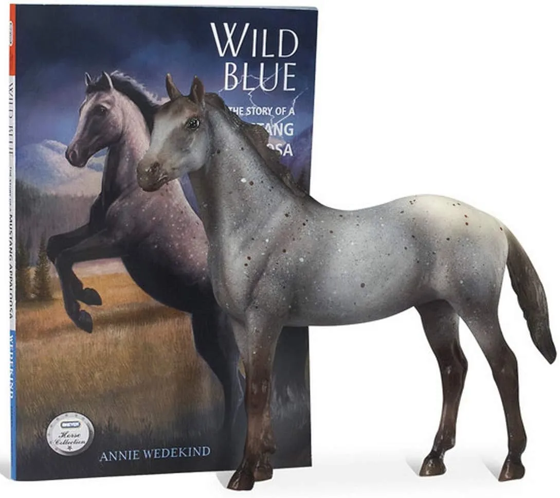 Breyer Classics Wild Blue: Book and Horse Toy Set (1:12 Scale)