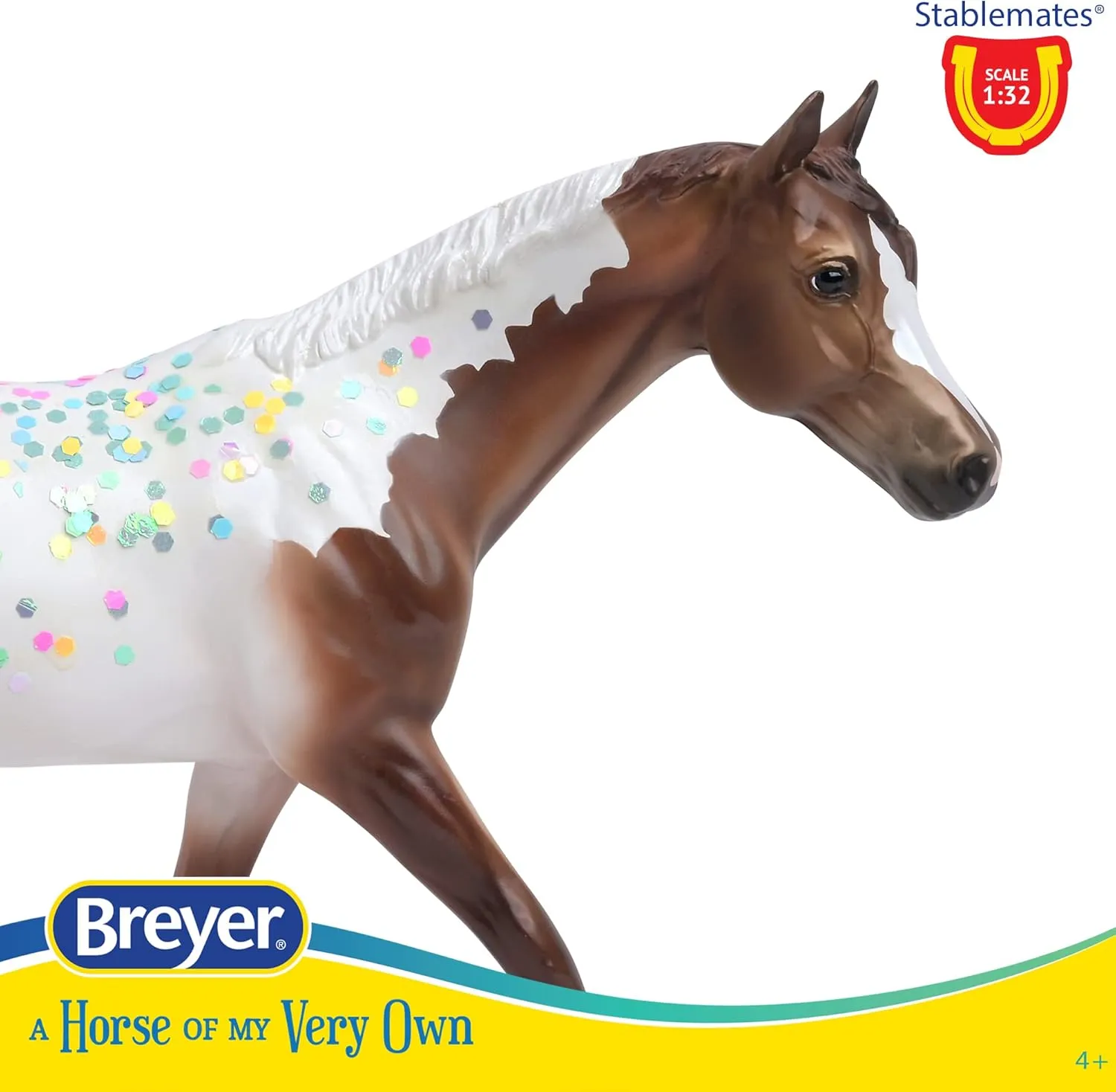 Breyer Horses Freedom Series Neopolitan | Decorator Series | Horse Toy | 9.75" x 7" | 1:12 Scale | Model #62223