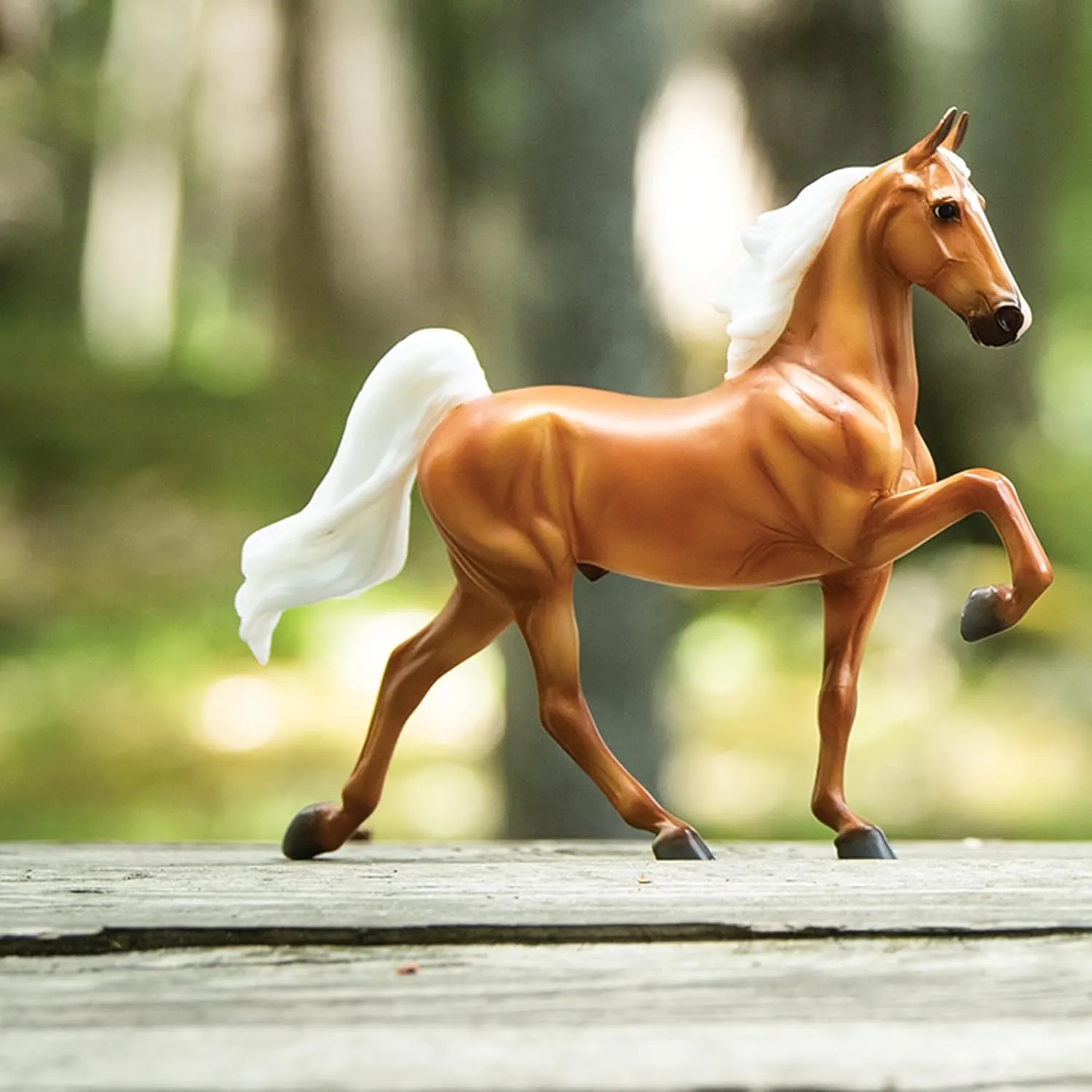 Breyer Horses Freedom Series Palomino Saddlebred | Horse Toy | 9.75" x 7" | 1:12 Scale | Model #1055