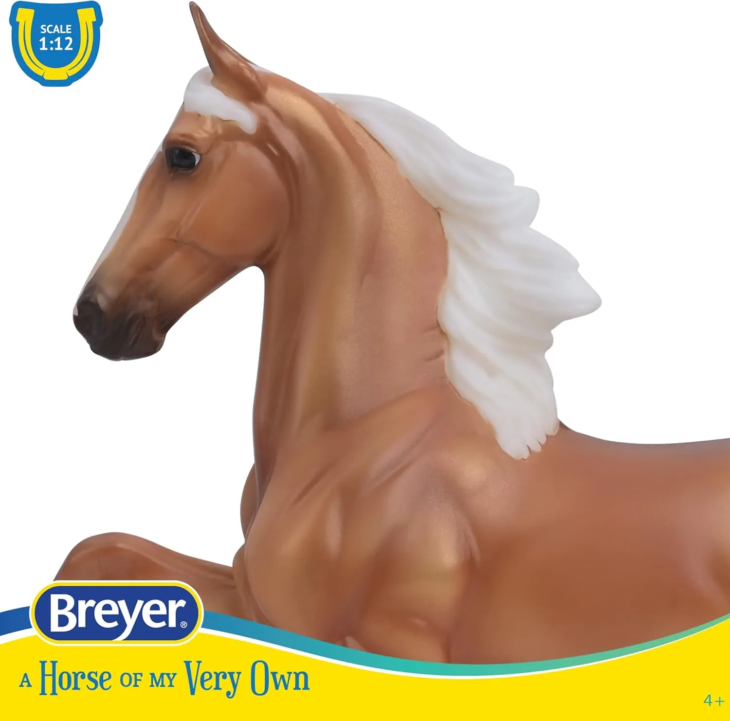 Breyer Horses Freedom Series Palomino Saddlebred | Horse Toy | 9.75" x 7" | 1:12 Scale | Model #1055