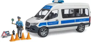 Bruder 02683 MB Sprinter Police Emergency Vehicle with Light & Sound Module