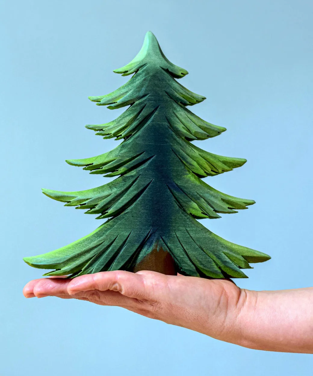 Bumbu Large Wooden Fir Tree