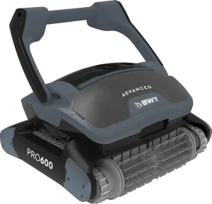 BWT Pool Robot Advanced PRO 600 | for Floor, Walls & Waterline | Pool Vacuum Cleaner | Robotic Pool Cleaner with Cable | 60ft Cable Length | 3 Year Warranty | Suitable for use in Saltwater Pools