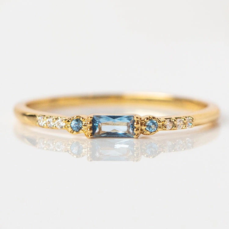 Calming Blue Stacking Ring