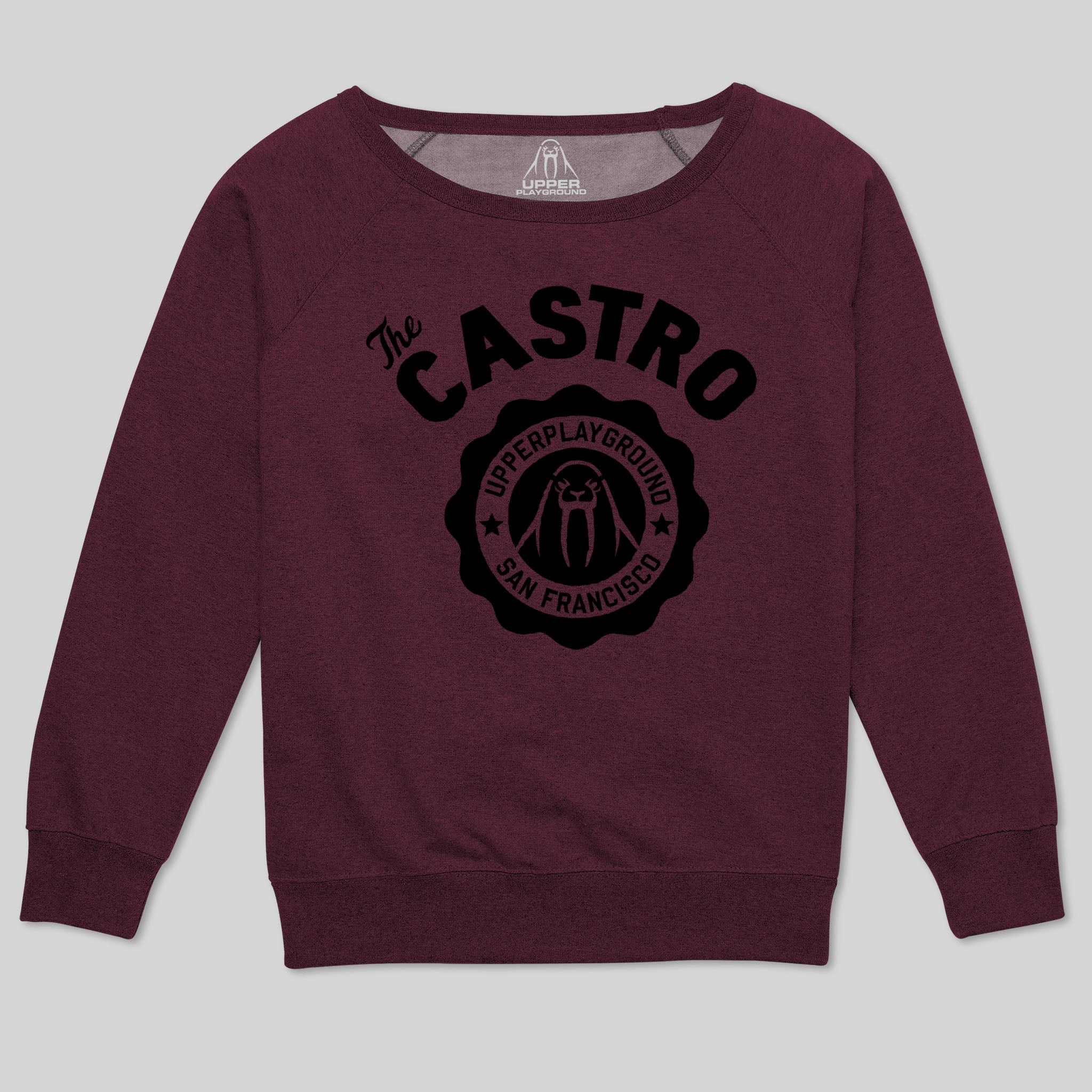 CASTRO WOMEN'S SCOOP NECK SWEATSHIRT