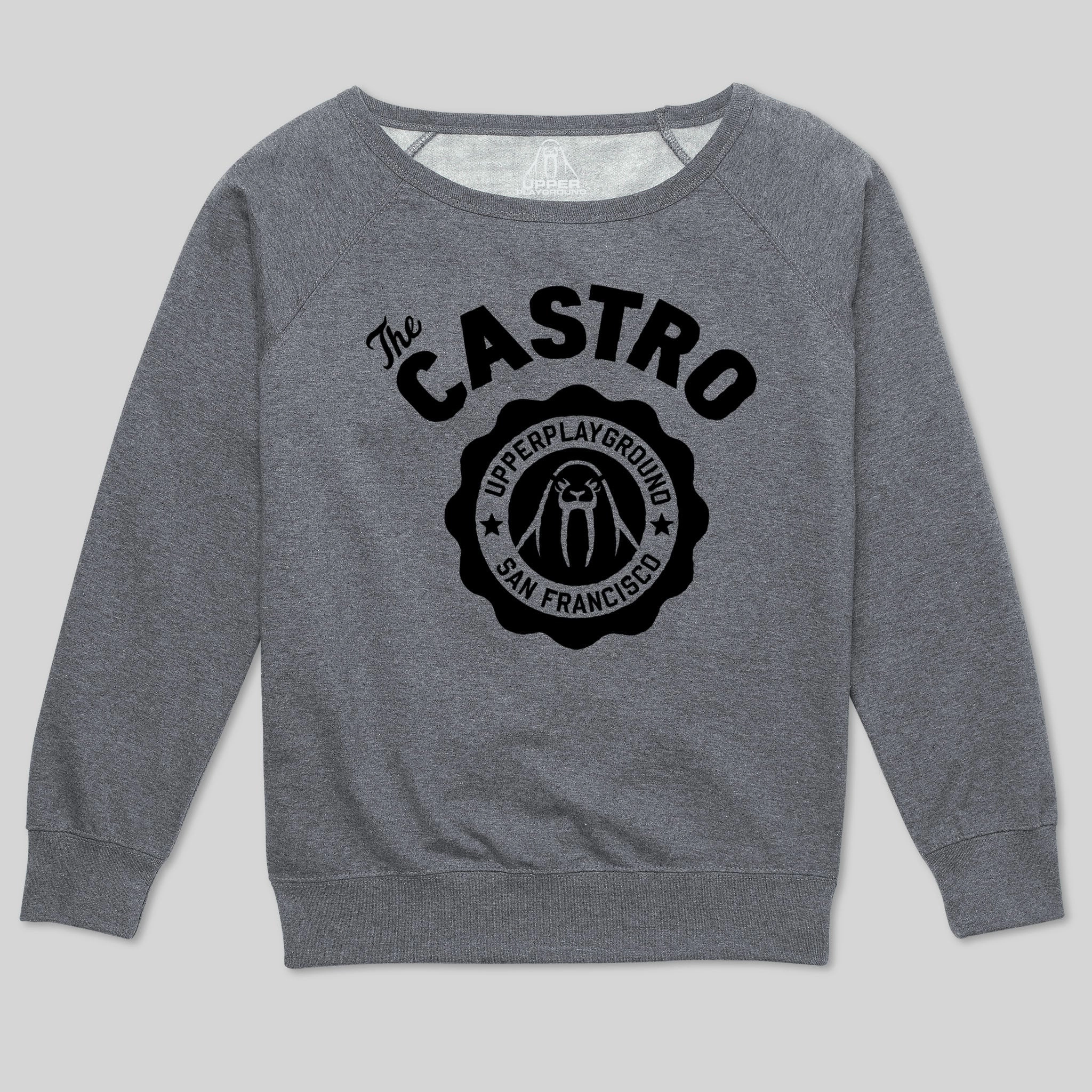 CASTRO WOMEN'S SCOOP NECK SWEATSHIRT