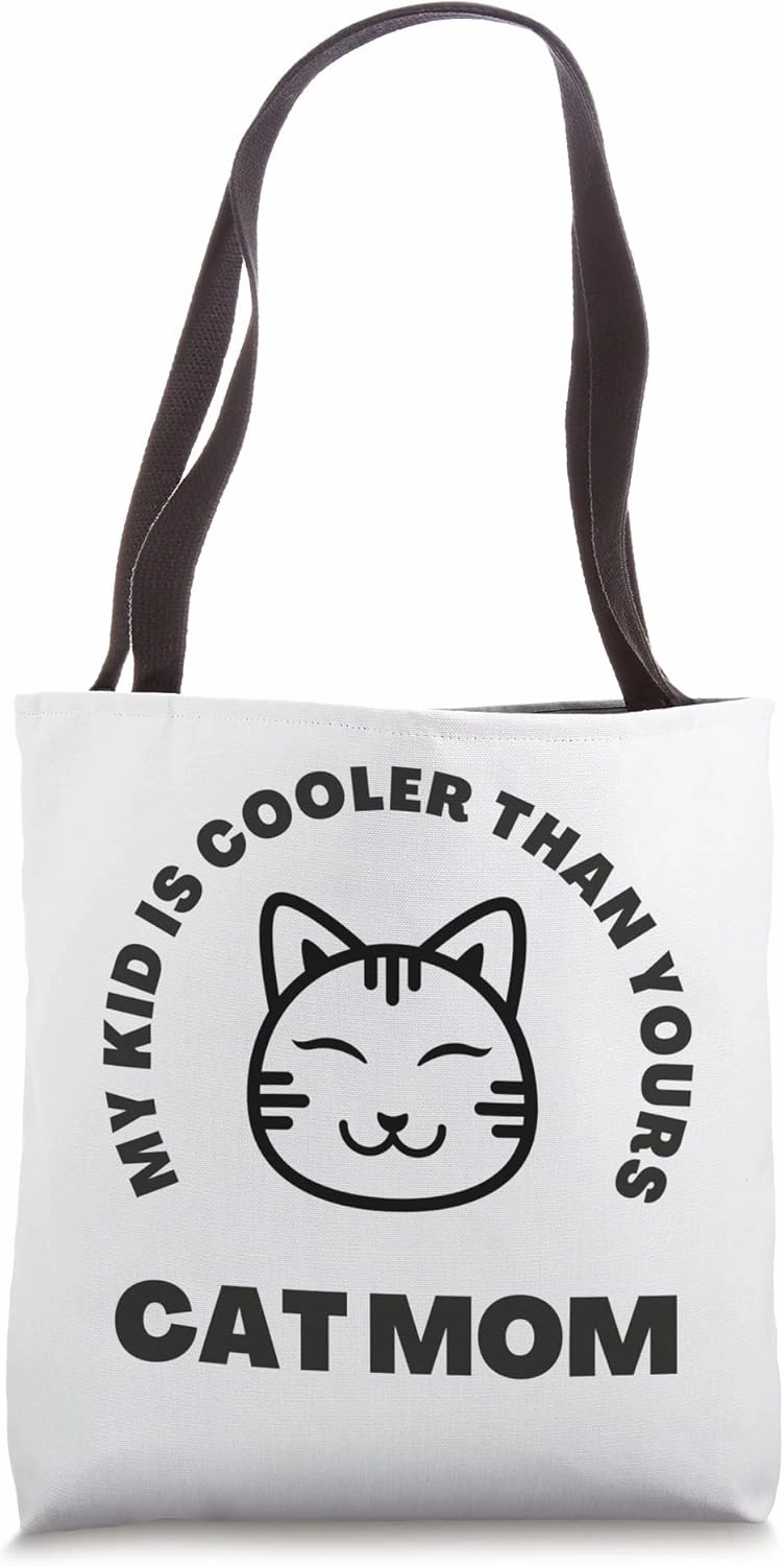 Cat Mom- Cat gift Tote Bag