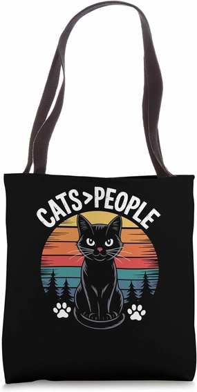 Cats People Cat Lover Feline Pet Meow Love Cats Tote Bag