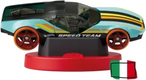 Character Sound - Hot Wheels Attacking Dinosaurs - Stories and Fairy Tales for Boys and Girls 3-5 Years, Toy with Educational Content, Italian Version