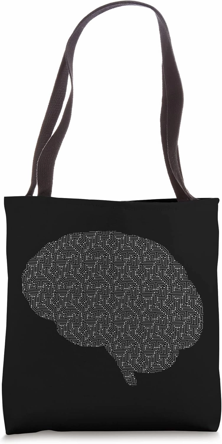 Circuit Brain Robot ML AI Engineer Machine Deep Learning Tote Bag