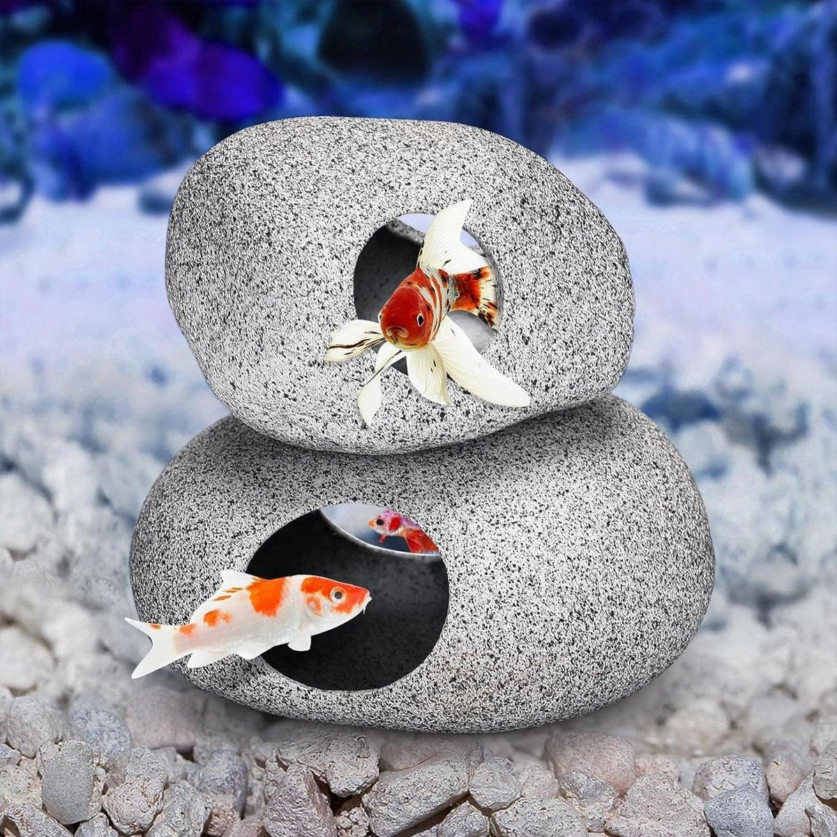 Clay Pot Aquarium Decoration Shrimp House Cichlid Breeding Tank Fish Nest