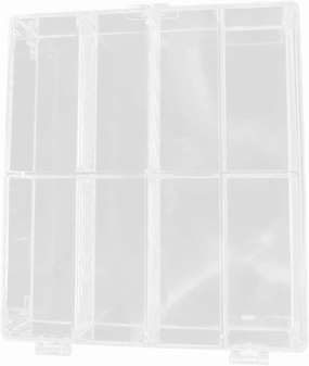 Clear Plastic Display Case with Multi Compartments Organizer Box for Mini Model Cars Action Figures Handicrafts Storage Dustproof Showcase for Collectibles