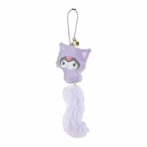 [Clearance]#[Sanrio] Daisuki Neko Neko Series - Tail-Attached Acrylic Charm - Kuromi [FEB 2024] Sanrio Original Japan