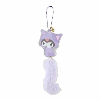 [Clearance]#[Sanrio] Daisuki Neko Neko Series - Tail-Attached Acrylic Charm - Kuromi [FEB 2024] Sanrio Original Japan