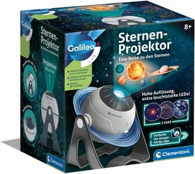 Clementoni Galileo Lab 59372 Star Projector - Get to Know Solar System & Constellations - Includes App Functions - Planetarium Toy for Children from 8 Years