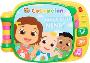 CoComelon Spanish Learning Book, 3 Interactive Modes, Over 50 Phrases and Songs, Counting, Colors, Kids Toys for Ages 18 Month by Just Play