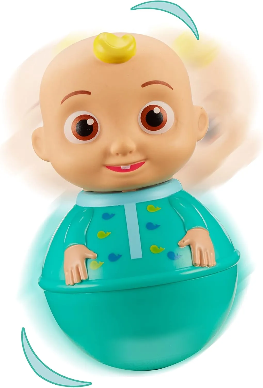 Cocomelon Weebles Figure Assortment, Chunky Moulded Figures, jj, moonbug, Preschool Imaginative Play, Brown