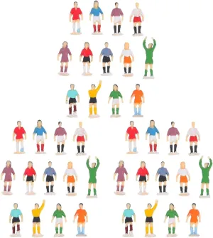 COHEALI 39 pcs Mini Football Soccer Figure Miniature Sports Player Figurines World Cup, 2.2X1cmx3pcs