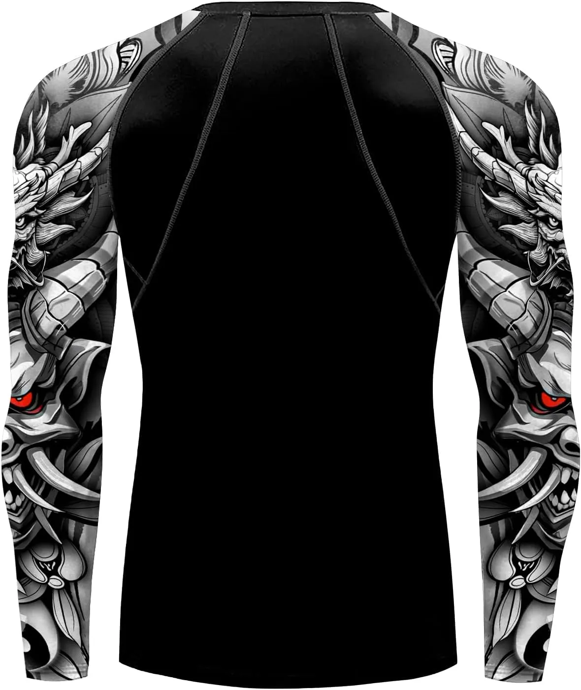 color cosplayer Jiu Jitsu Men American Flag UPF 50  Sun Protection Printed Rash Guard Long Sleeve Swim Shirts