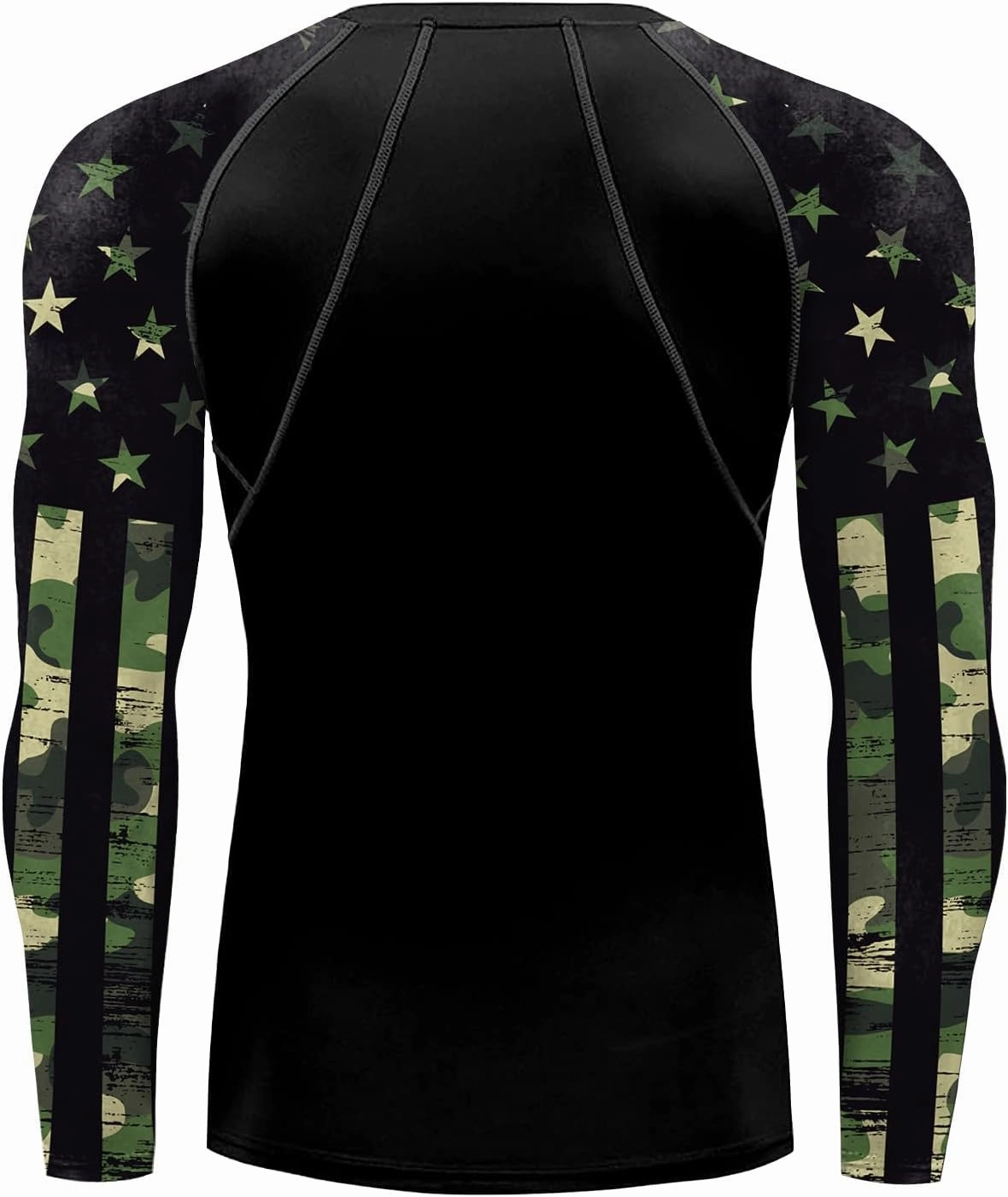 color cosplayer Jiu Jitsu Men American Flag UPF 50  Sun Protection Printed Rash Guard Long Sleeve Swim Shirts