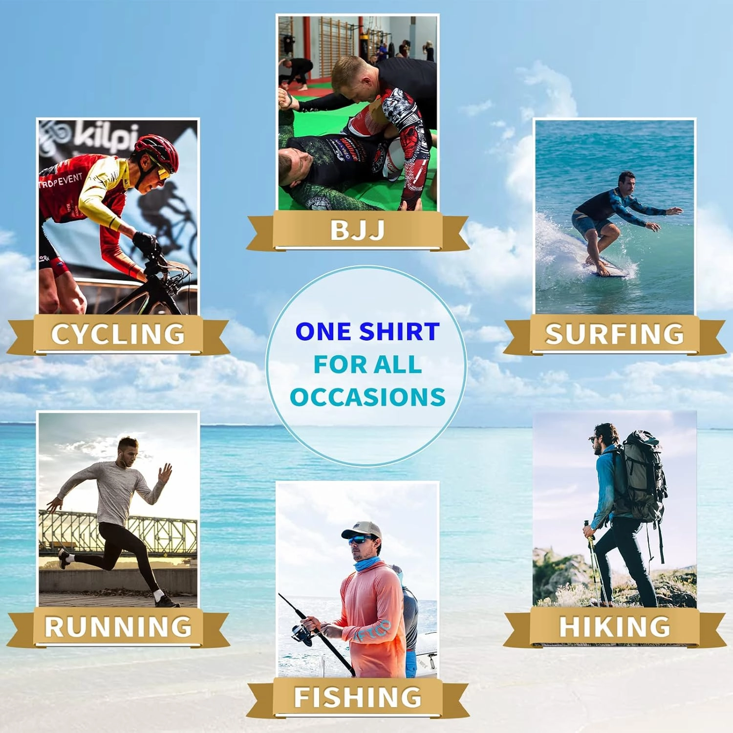 color cosplayer Jiu Jitsu Men American Flag UPF 50  Sun Protection Printed Rash Guard Long Sleeve Swim Shirts