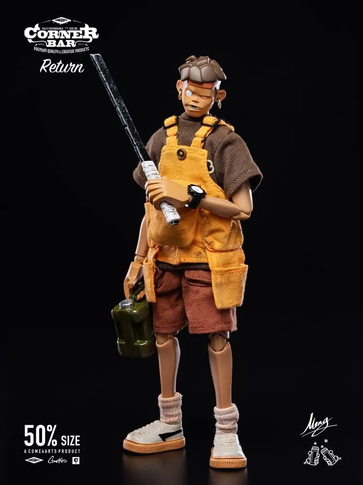 COME4ARTS Street Corner Bar Series Mon 1/9 Scale PVC & ABS & Metal Painted Action Figure
