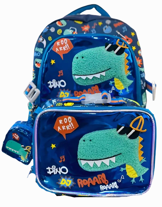 COOL DINOSAUR BACKPACK SET